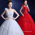 2015 Fashion Korea Style One Shoulder Wedding Dress/Gown